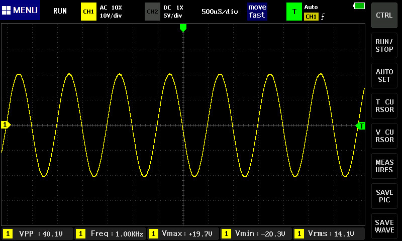размах амплитуды сигнала. размах синусоидального сигнала. параметры сигнала осциллографа.