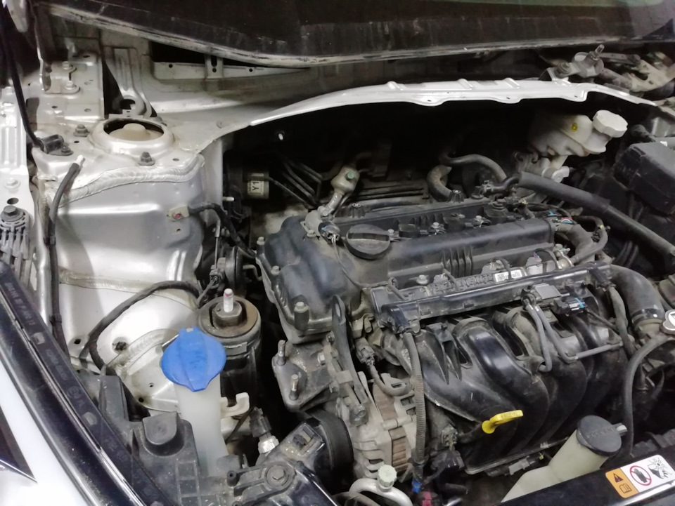 Замена катколлектора на паука 4-2-1 — KIA Cerato (3G), 1,6 л, 2014 года ...