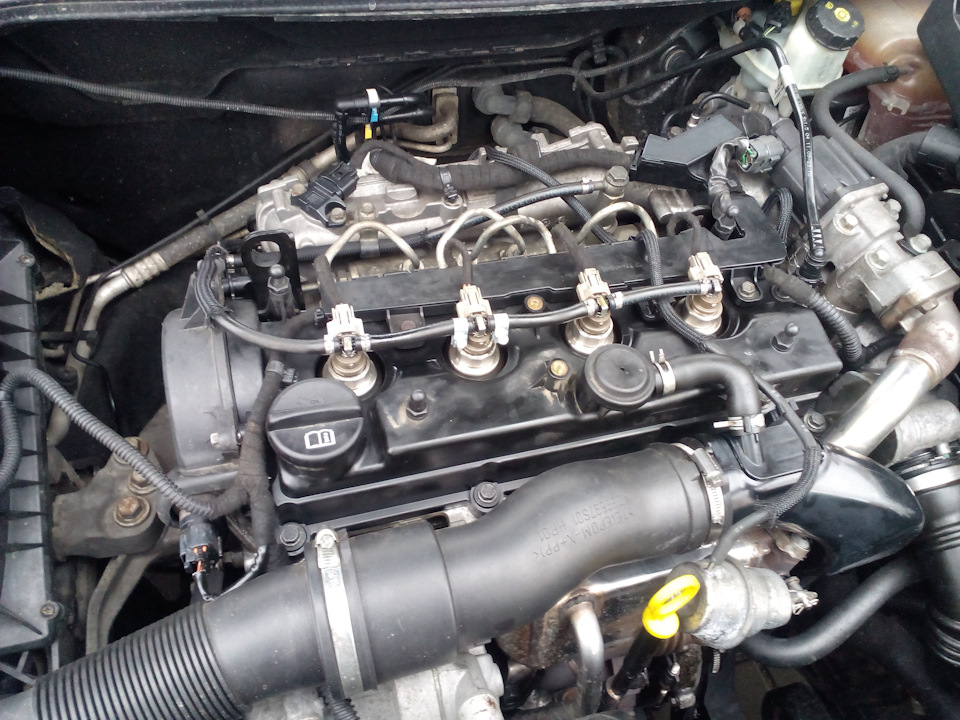 Замена прокладки клапанной крышки — Opel Astra J, 1,7 л, 2009 года ...