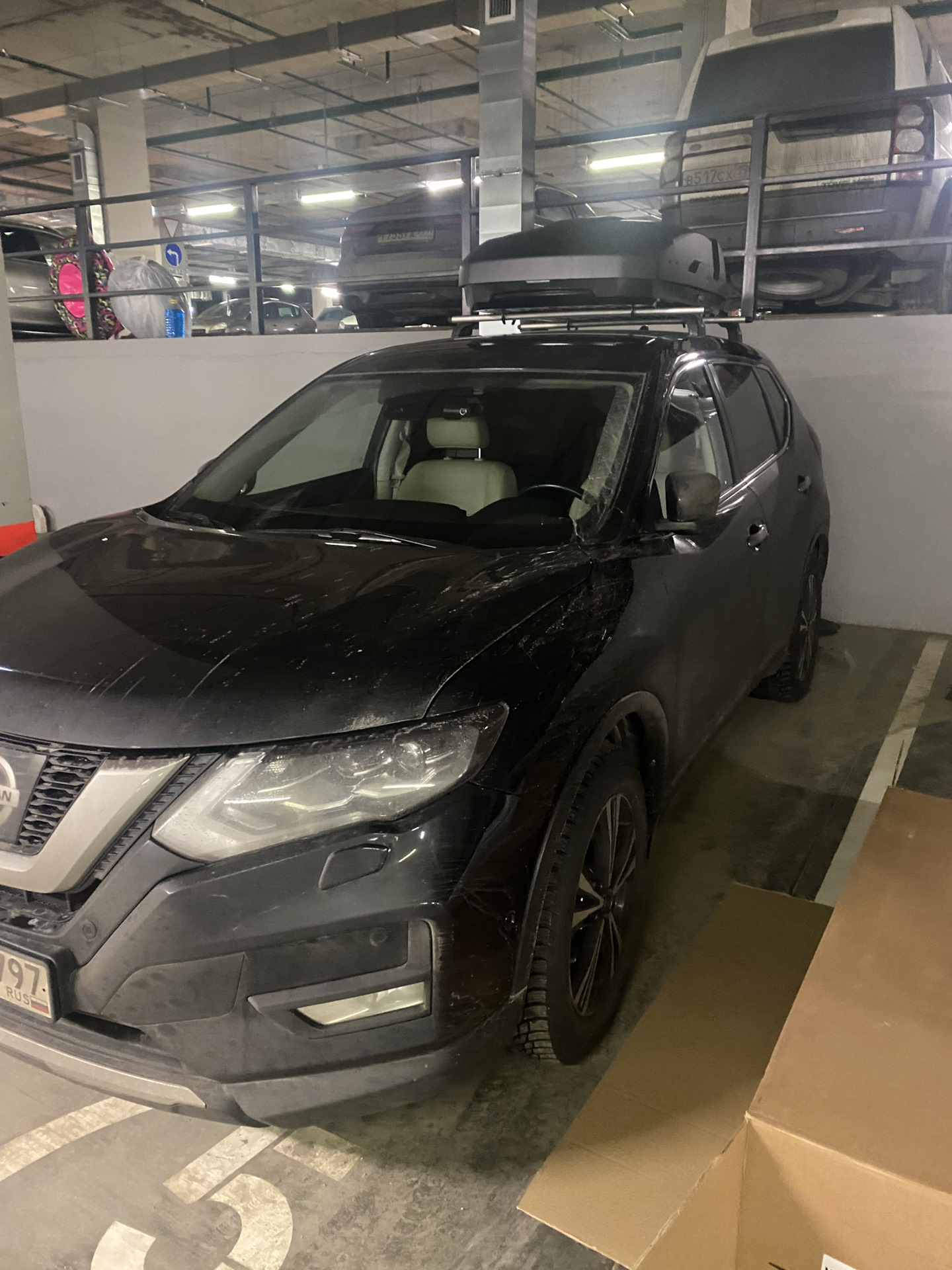 Бокс на крыше — Nissan X-Trail III (t32), 2,5 л, 2019 года | аксессуары |  DRIVE2