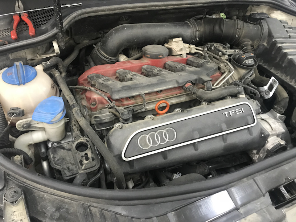 Замена абсорбера — Audi RS3 (8P), 2,5 л, 2012 года | визит на сервис ...