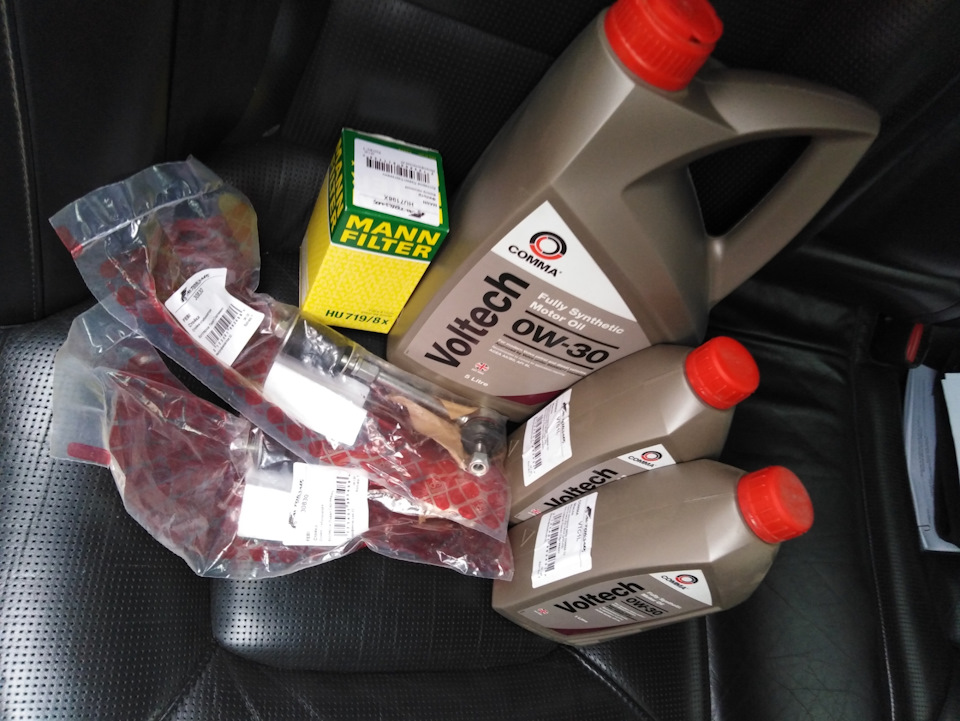 Т.О. Масло ДВС, подвеска. — Volvo S80 II, 2,5 л., 2009 года | плановое ...