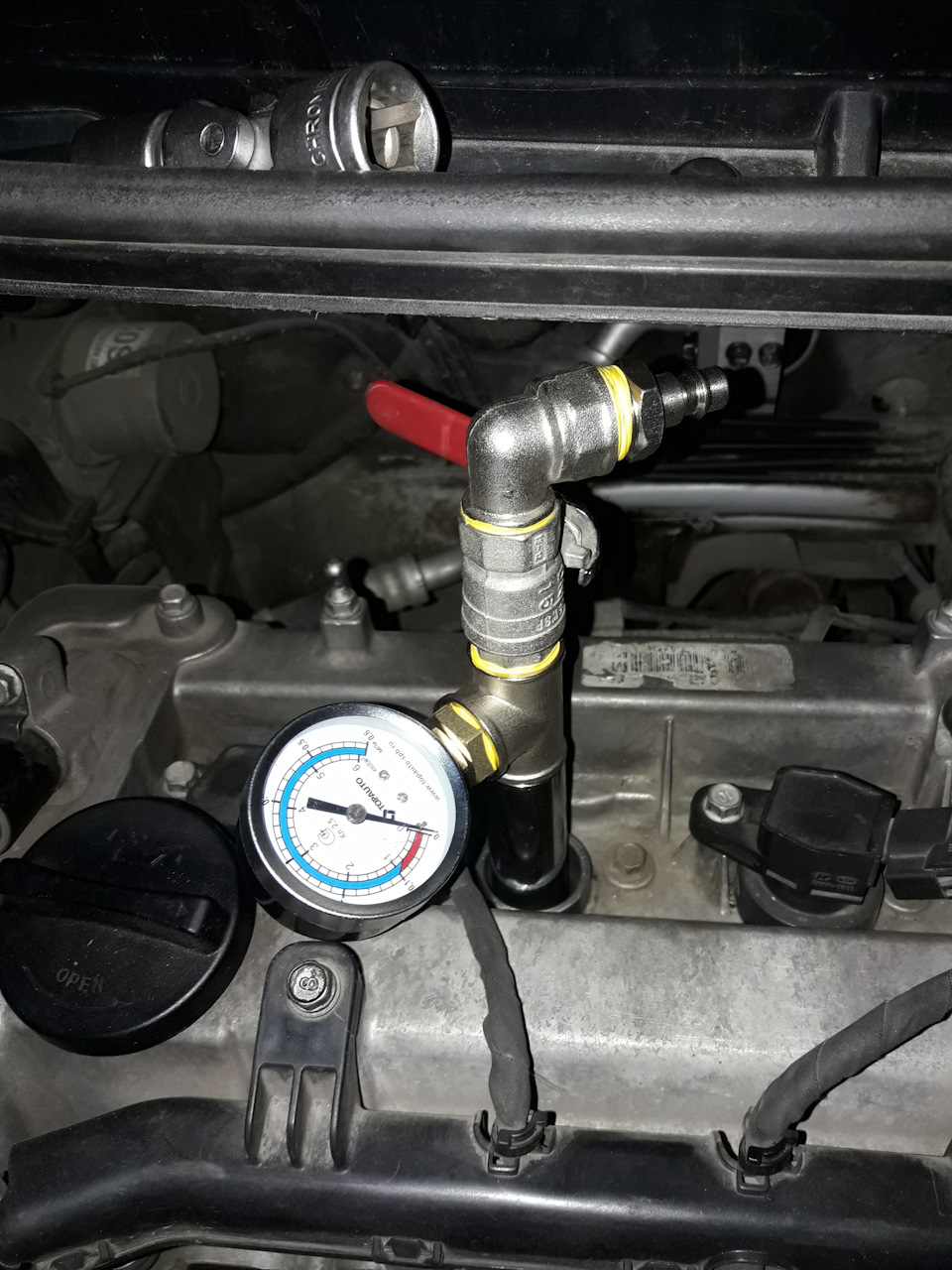 Самодельный пневмотестер (за 700 руб.) — Hyundai Avante (5G), 1,6 л ...
