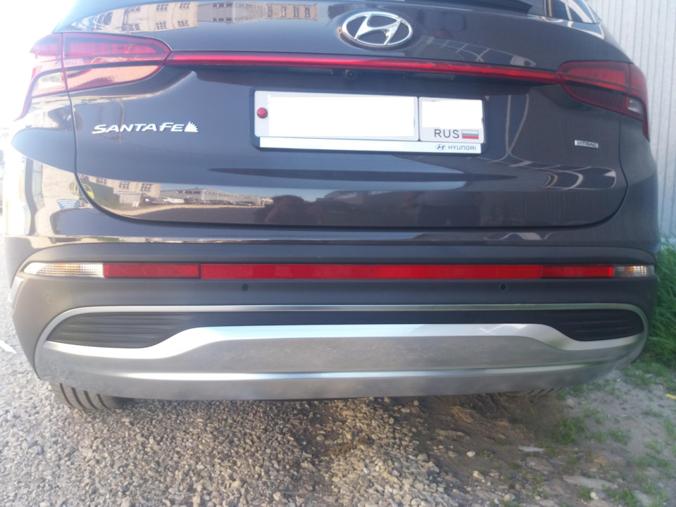 HYUNDAI Santa Fe 2020г задний бампер средняя часть 86650S1500 — DRIVE2