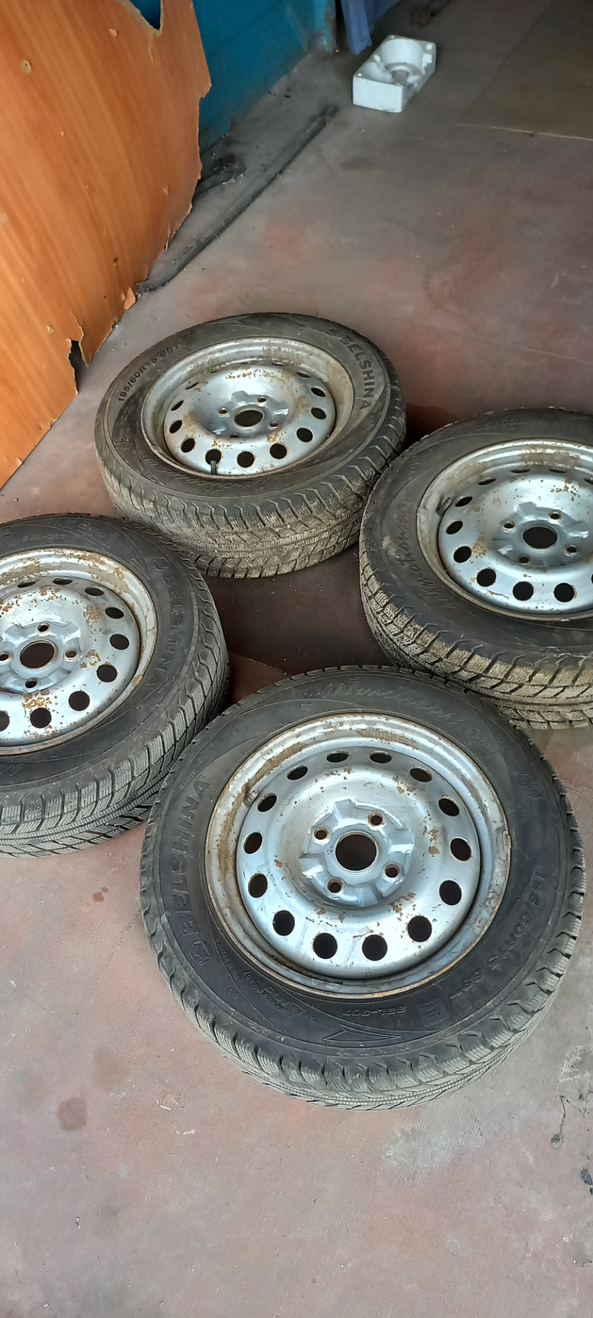 Покраска дисков молотковой краской — Chevrolet Lacetti SW, 1,8 л, 2005 ...