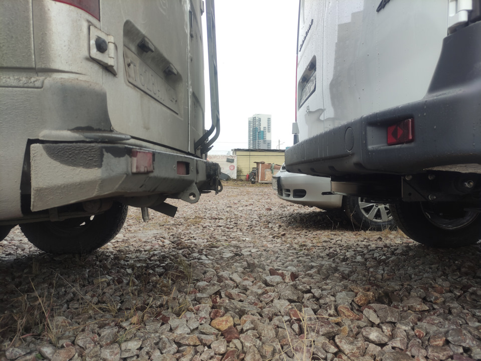 Старый (груженный 500кг) / новый (пустой) по низу — ГАЗ Соболь NN