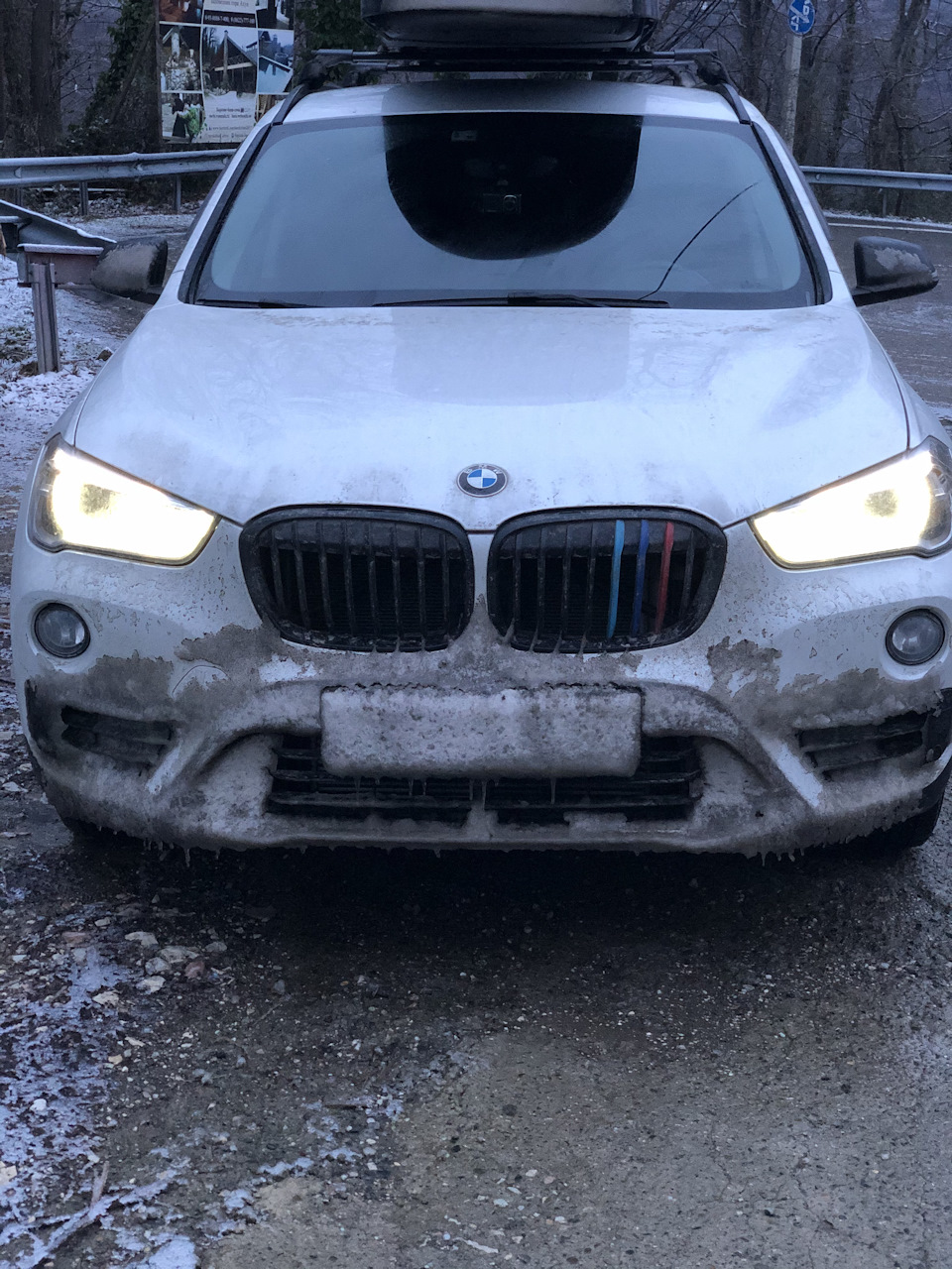 Поездка в Сочи, и хруст-щелчки при повороте руля(( — BMW X1 (F48), 2 л,  2018 года | поломка | DRIVE2