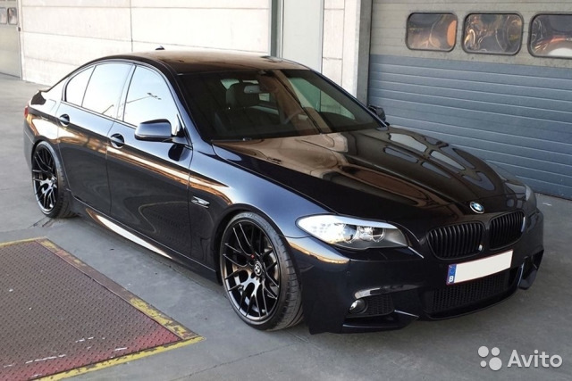 Матовый черный диск r19 BMW 5