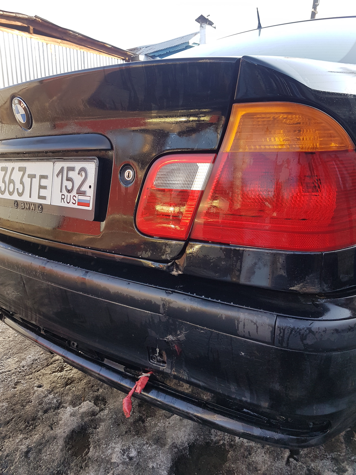 ЖЕНА ВЪЕХАЛА В СТОЛБ ЗАДОМ. НЕТ СЛОВ. БУДУ РАЗВОДИТСЯ. — BMW 3 series  (E46), 1,9 л, 2000 года | своими руками | DRIVE2