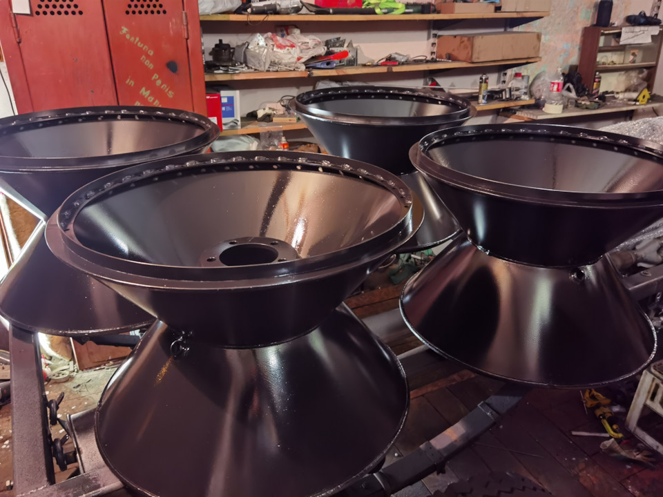 Проект "Хищник". Покраска дисков — ЛуАЗ 969, 1,7 л., 1991 года | своими ...