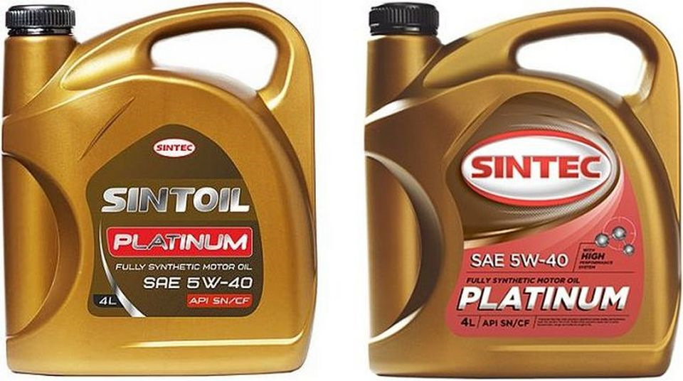 Sintec Platinum SAE 5W-40 API SN/CF — совсем бюджетный вариант масла .