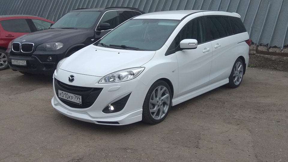 Mazda 5 Белый перламутр