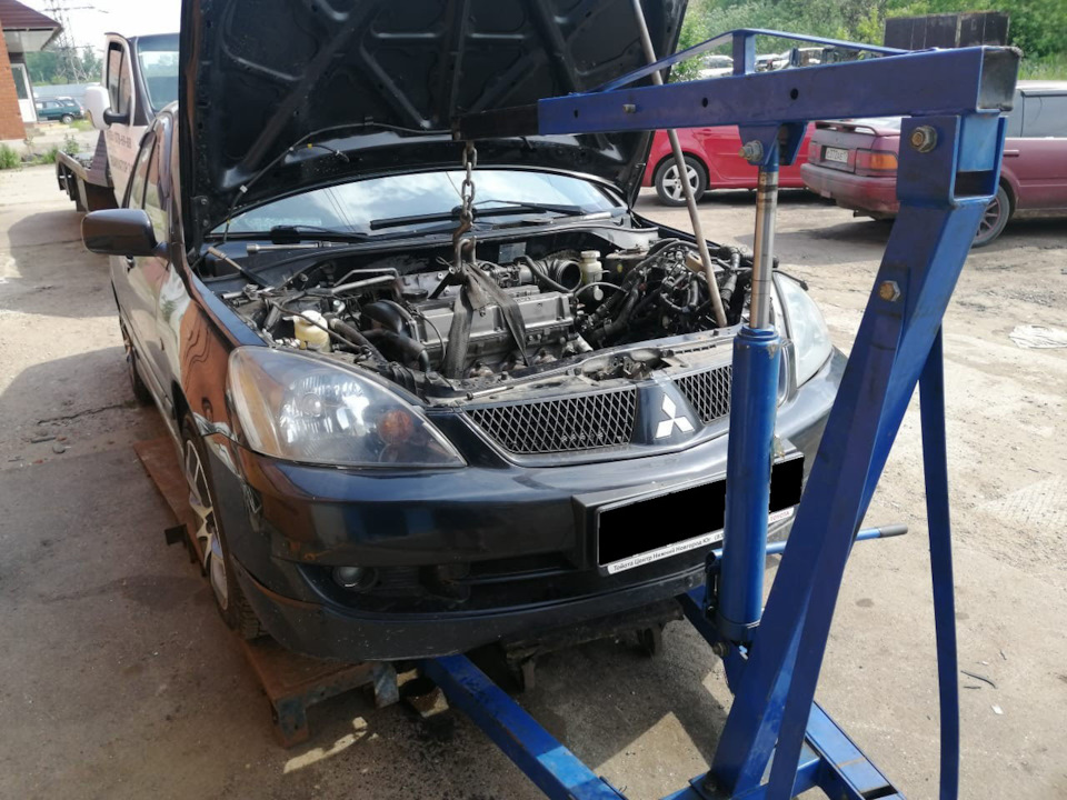 За 6 часов до первого запуска — Mitsubishi Lancer IX