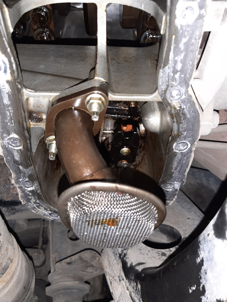 Мытье движка изнутри. — Toyota Land Cruiser Prado 120-series, 4 л, 2008 ...