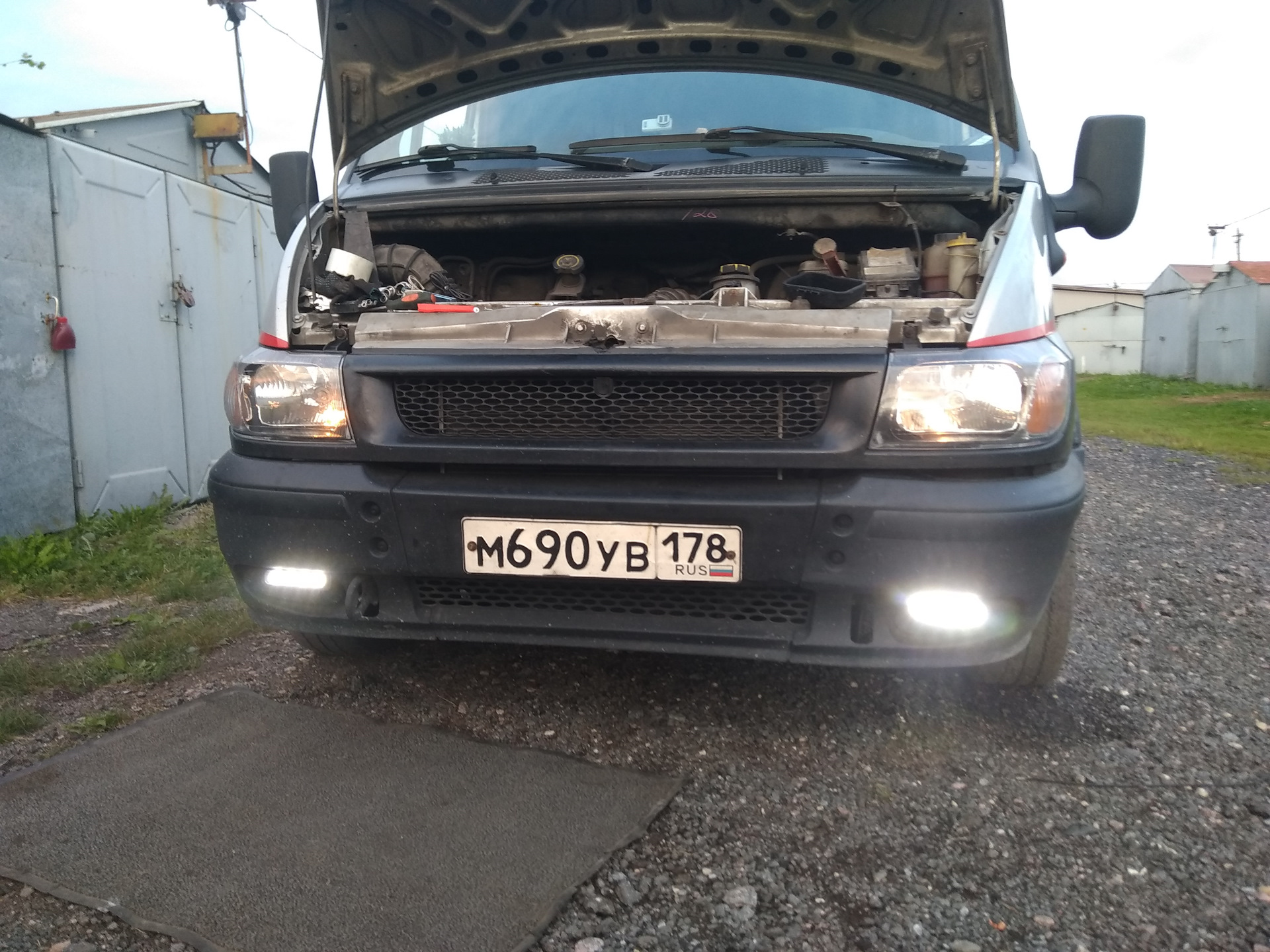 ходовые огни транзит.