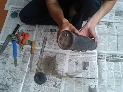 Чистка абсорбера W140 — Mercedes-Benz S-Class (W140), 3,2 л, 1996 года ...