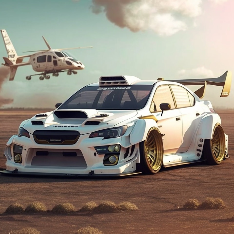 игры с Midjourney — Subaru WRX STI (VA), 2 л, 2019 года | просто так |  DRIVE2