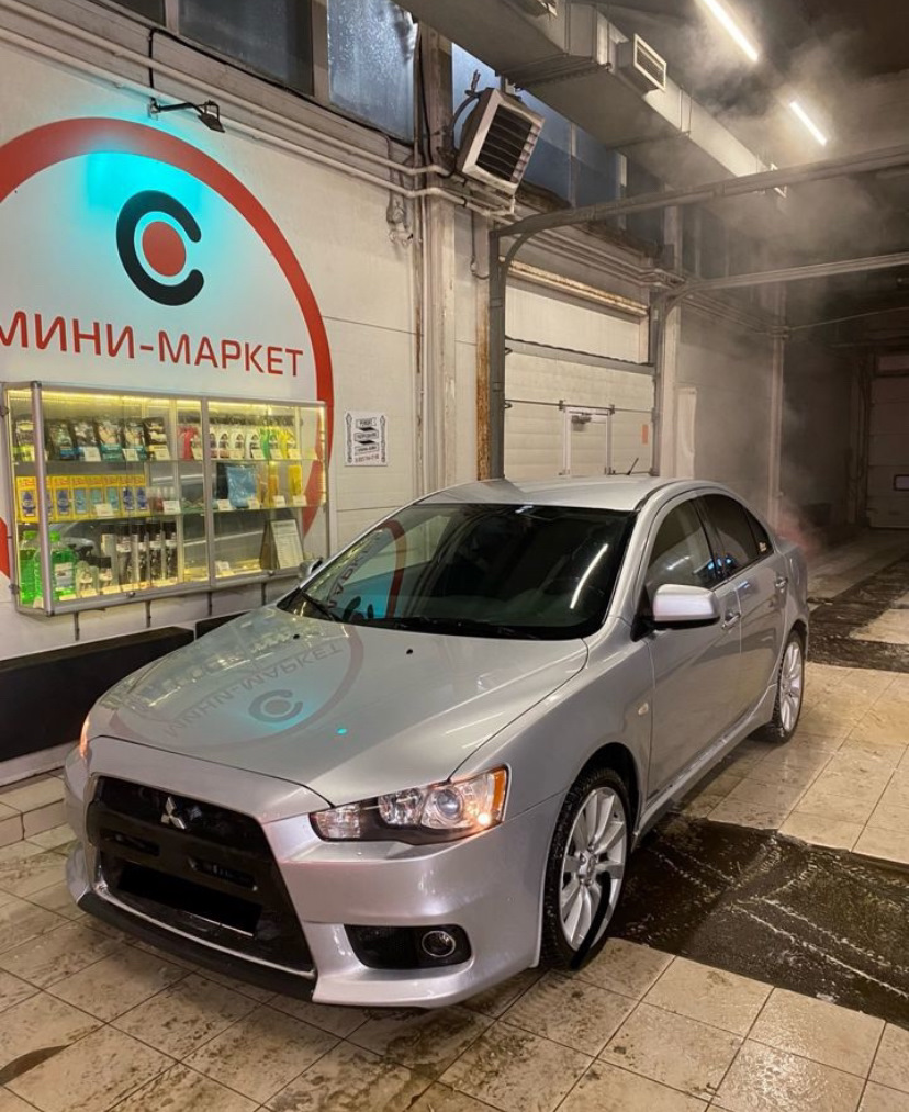 Фото после мойки перед продажей — Mitsubishi Lancer X, 1,8 л, 2008 года |  мойка | DRIVE2