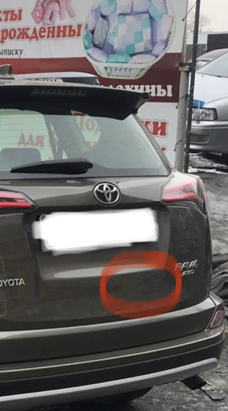 Удаление вмятин без покраски Томск — Toyota RAV4 (IV), 2 л, 2015 года ...