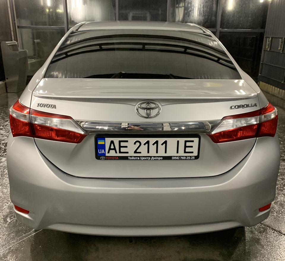 Оригинальный спойлер Тойота Королла Е180 — Toyota Corolla (160), 1,6 л ...