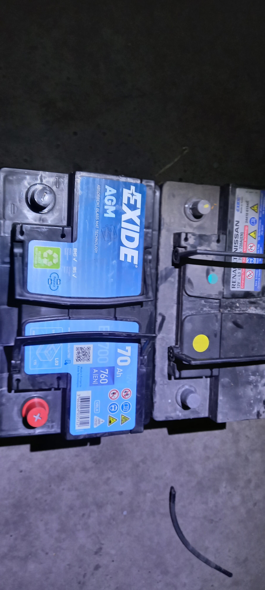 Аккумулятор AGM на Кенго с старт-стоп системой — Renault Kangoo (3G), 1 ...