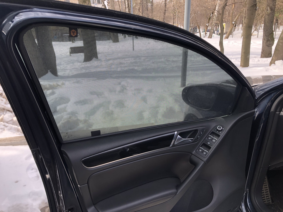 128. Шторки на передние стекла TROKOT — Volkswagen Golf Mk6, 1,2 л ...
