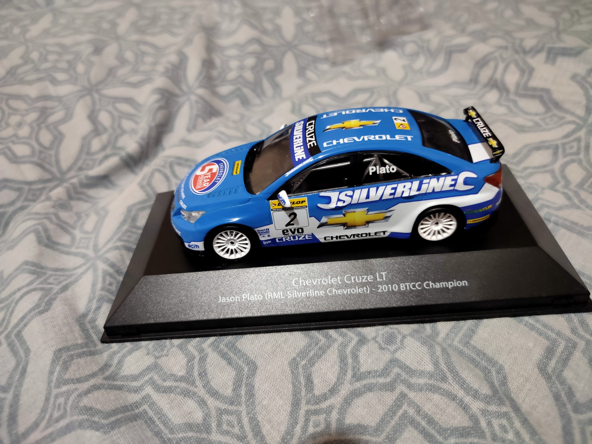 масштабная модель chevrolet cruze lt jason plato #2 btcc, 2010