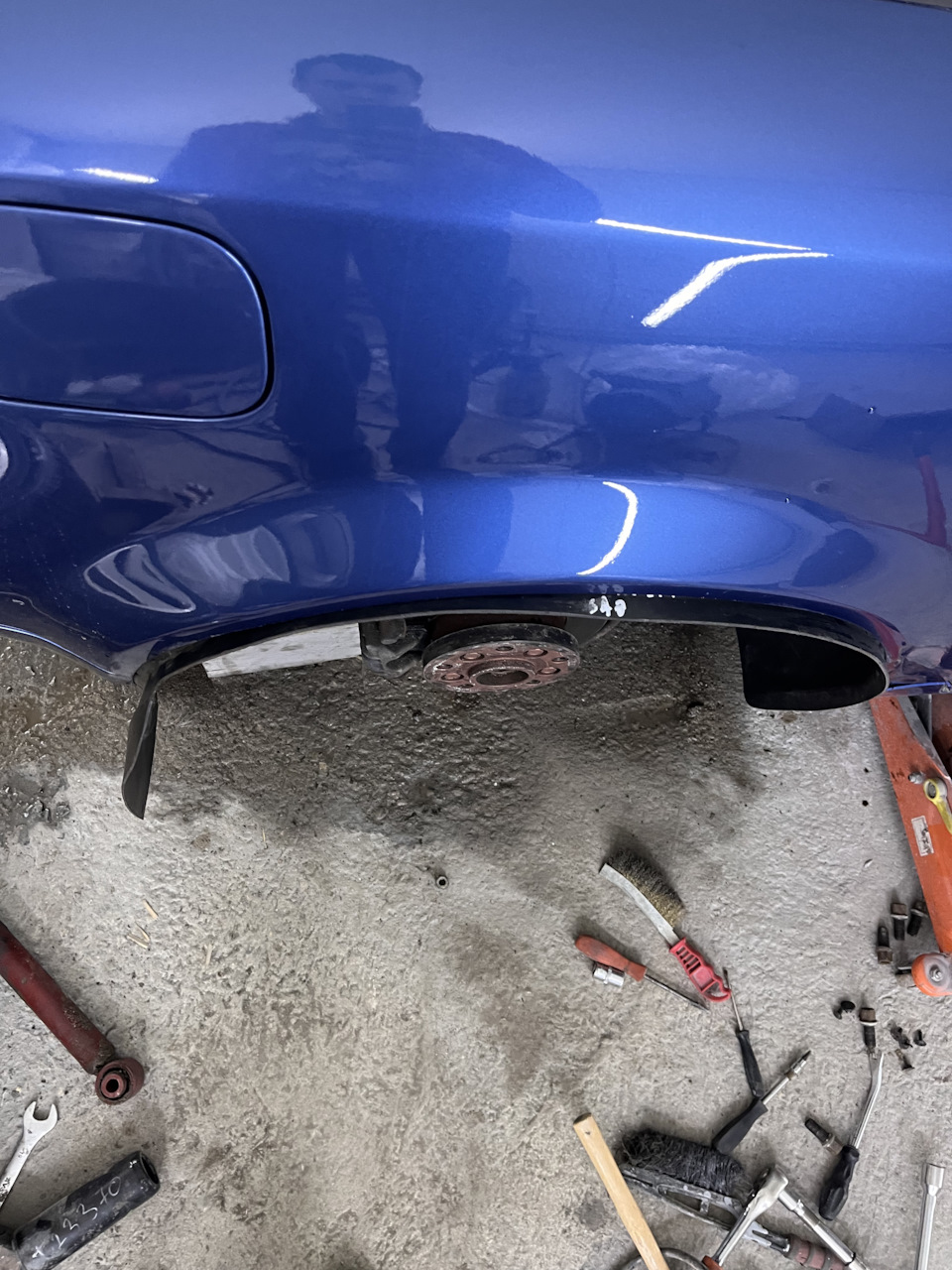 Пластиковые задние подкрылки — Audi A4 (B6), 1,8 л, 2001 года | своими ...