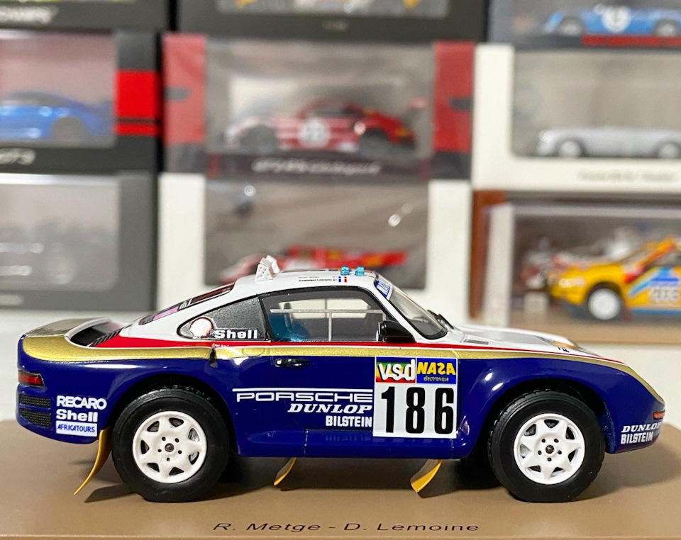 Porsche 959 #186 Winner Paris-Dakar 1986, 1:43 Spark — DRIVE2