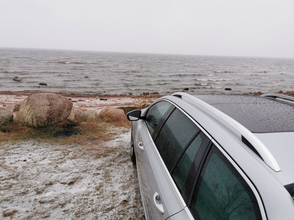 С видом на Финский залив — Skoda Octavia Combi A7 Mk3