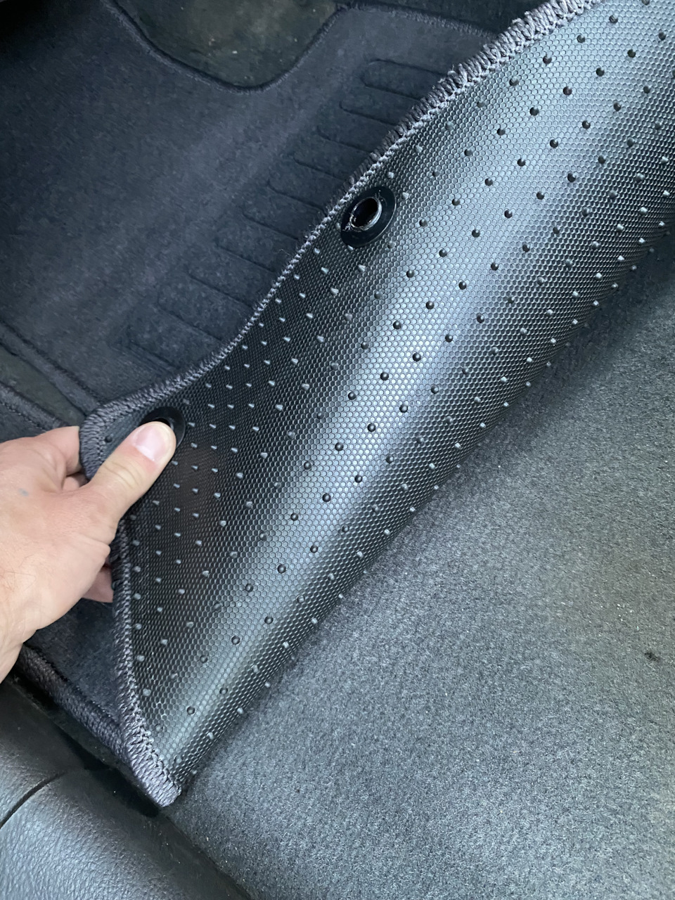 Ворсовые ковры в авто — Hyundai Santa Fe (2G), 2,7 л, 2008 года ...