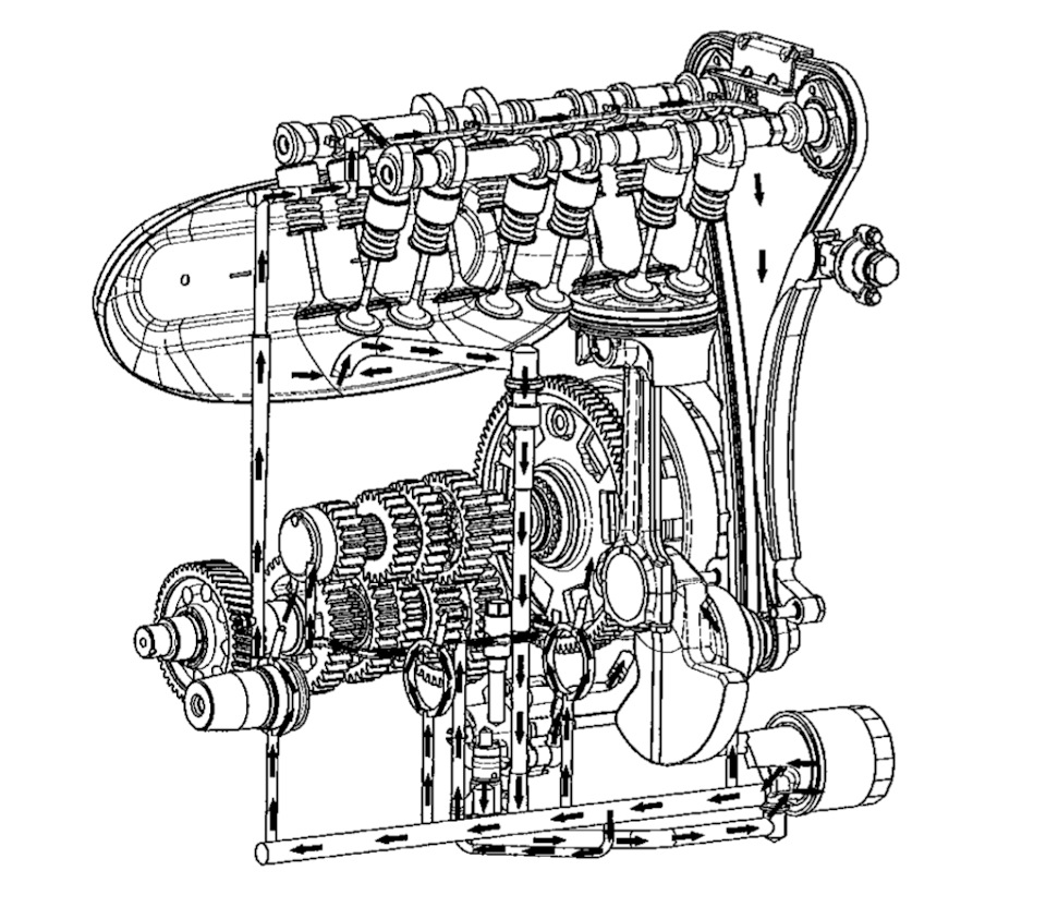 Схема нижневального двигателя - 94 фото