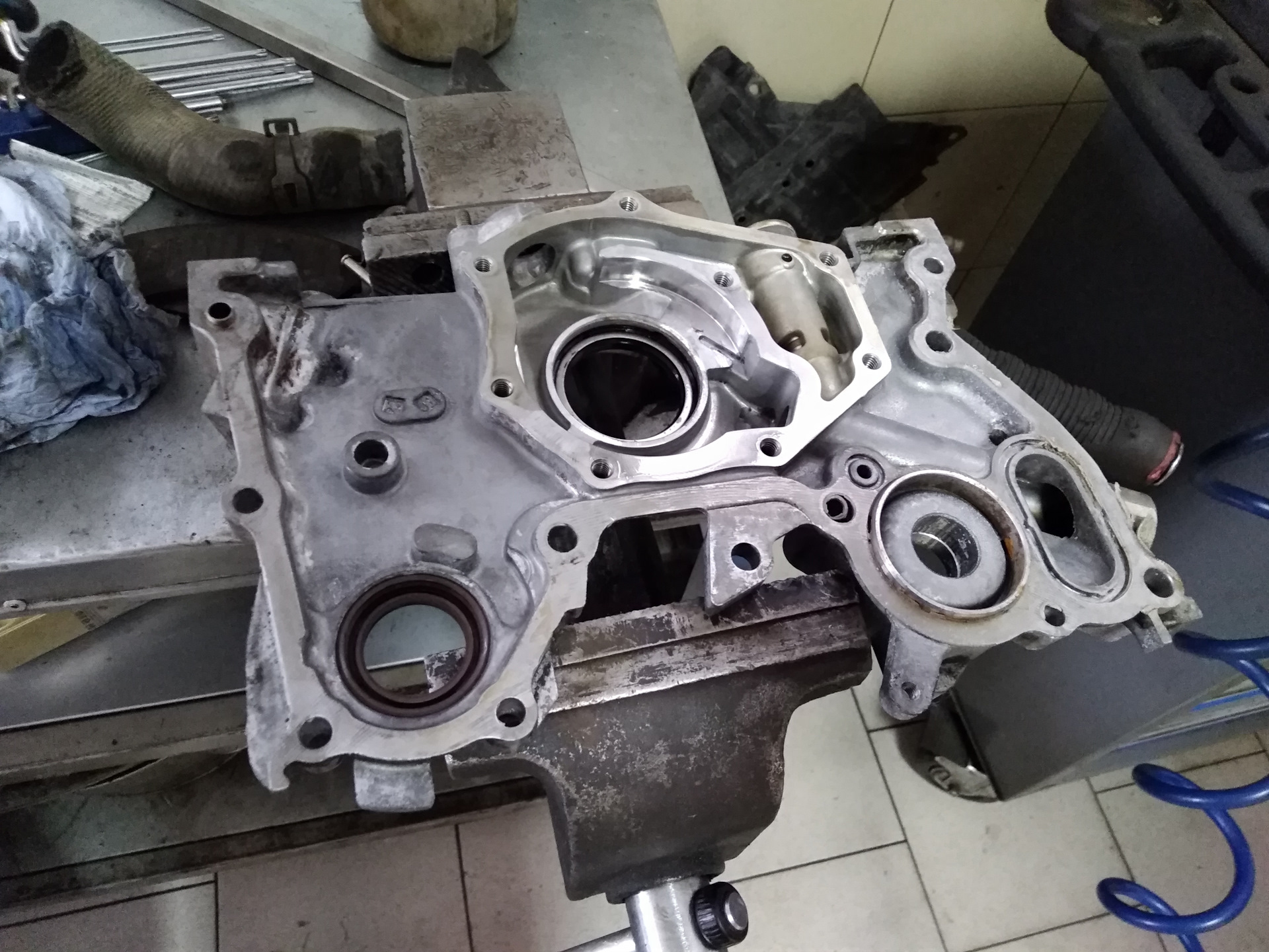 Продувка и доработка головки, сборка блока. — Honda Integra (DC1/DC2 ...