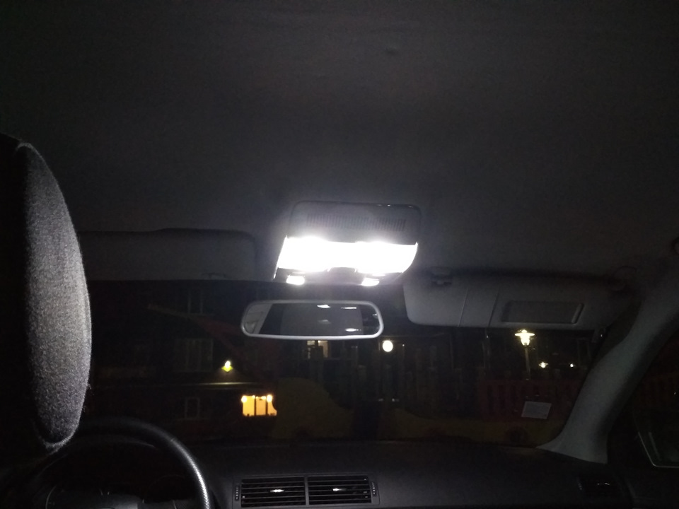 Уже темно. Все работает) — Audi A4 Avant (B7)