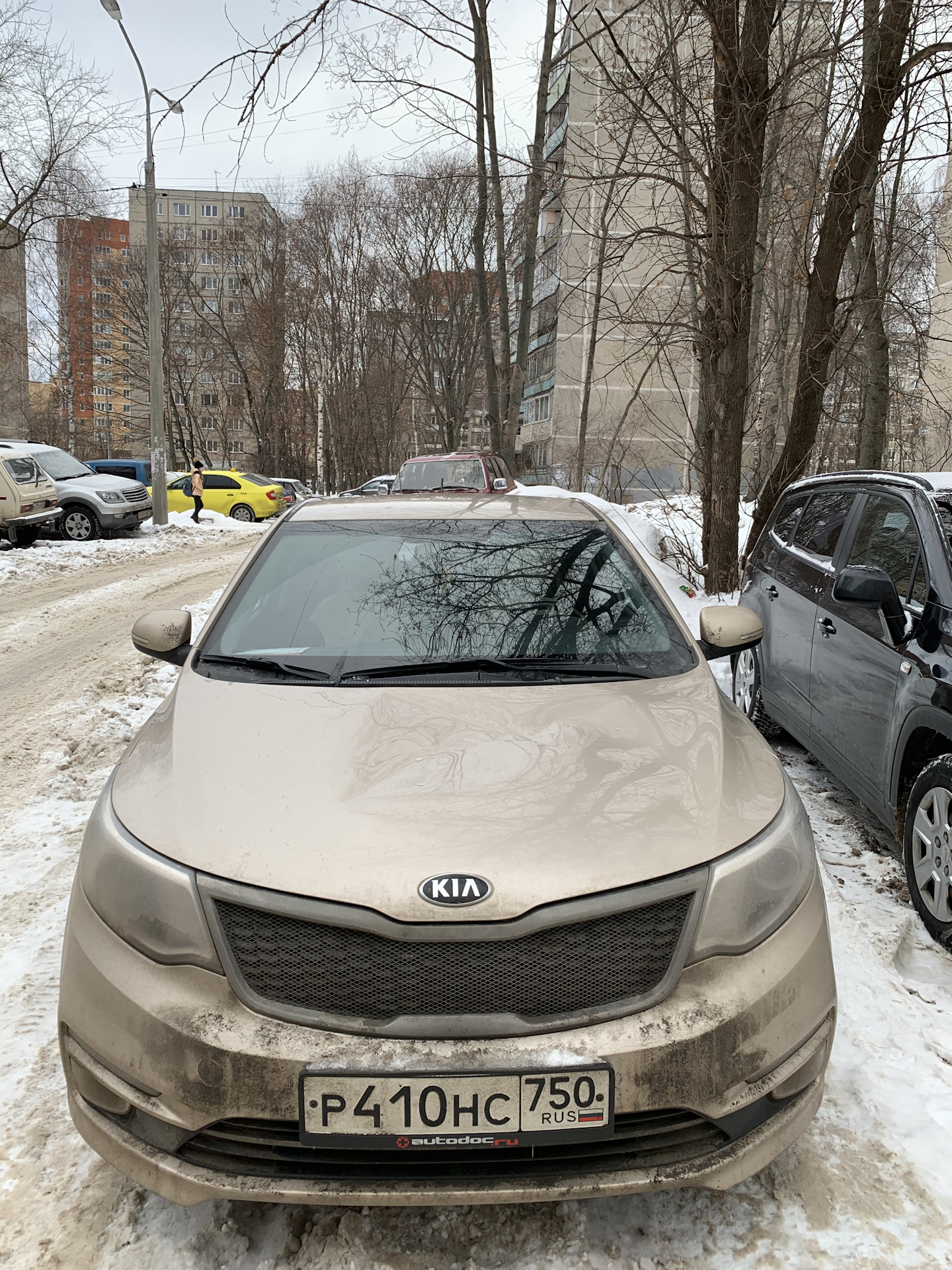 Упал снег на крышу — KIA Rio (3G), 1,6 л, 2015 года | кузовной ремонт |  DRIVE2