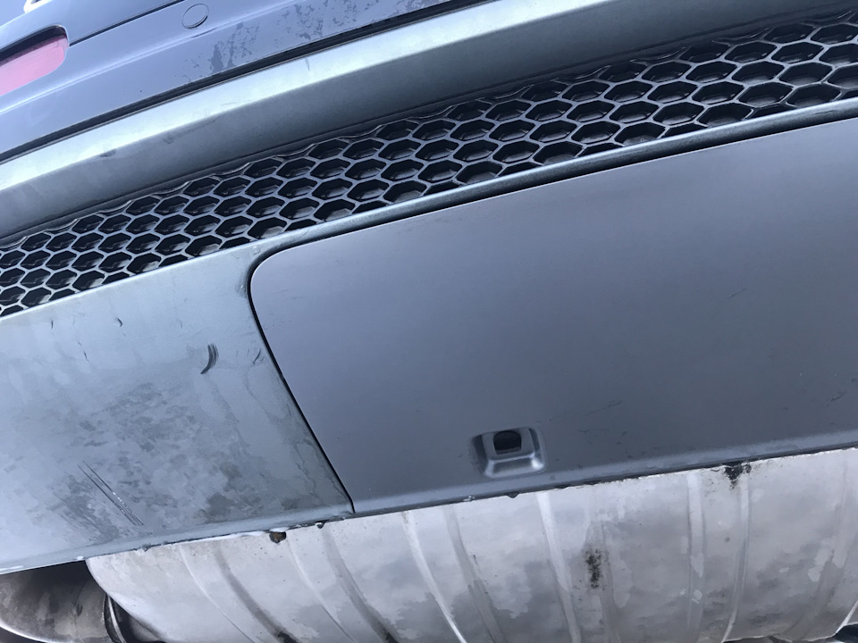 Заглушка в бампер — Audi Q7 (1G), 3 л, 2014 года | своими руками | DRIVE2