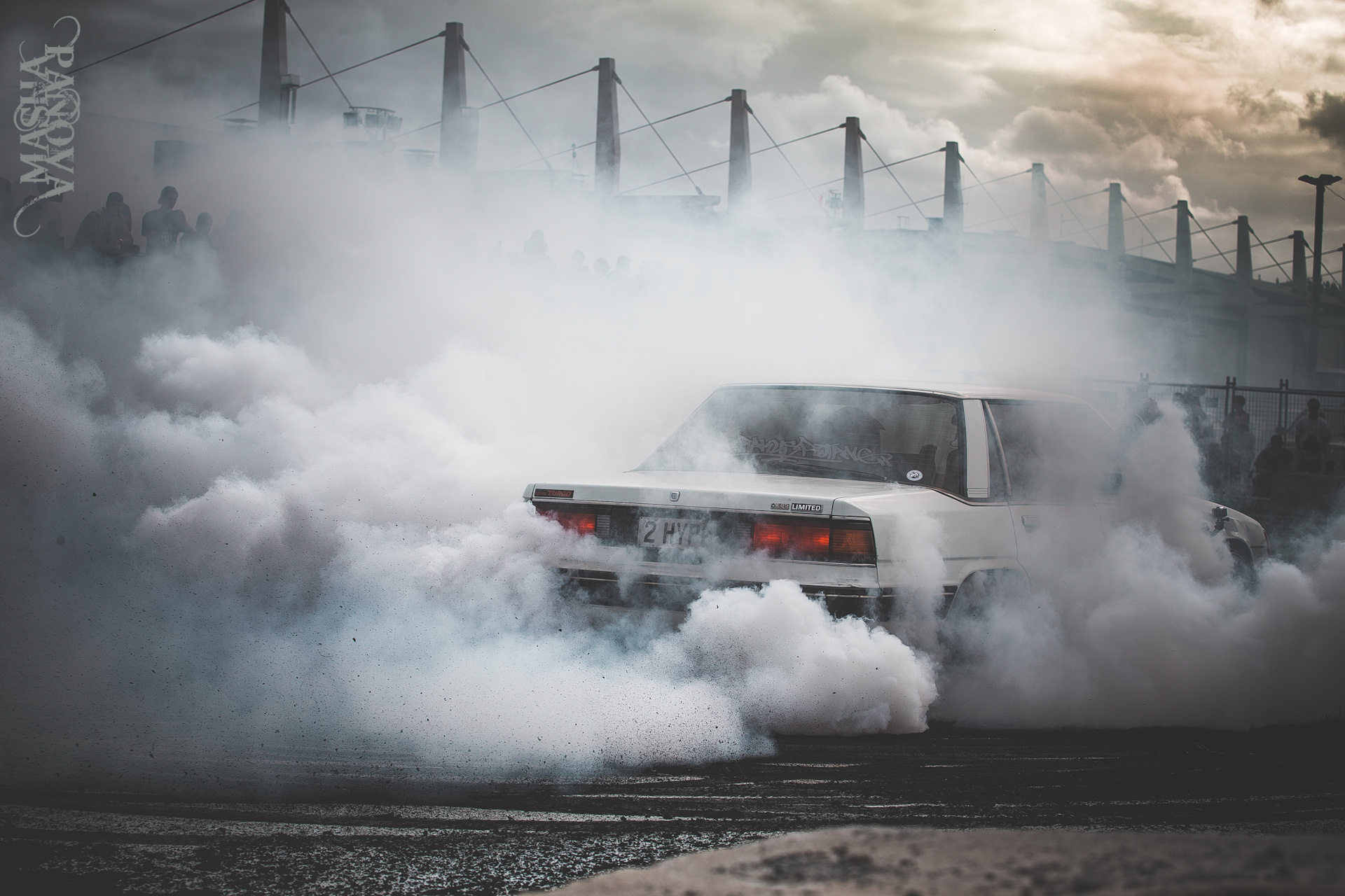 Burnout на машине