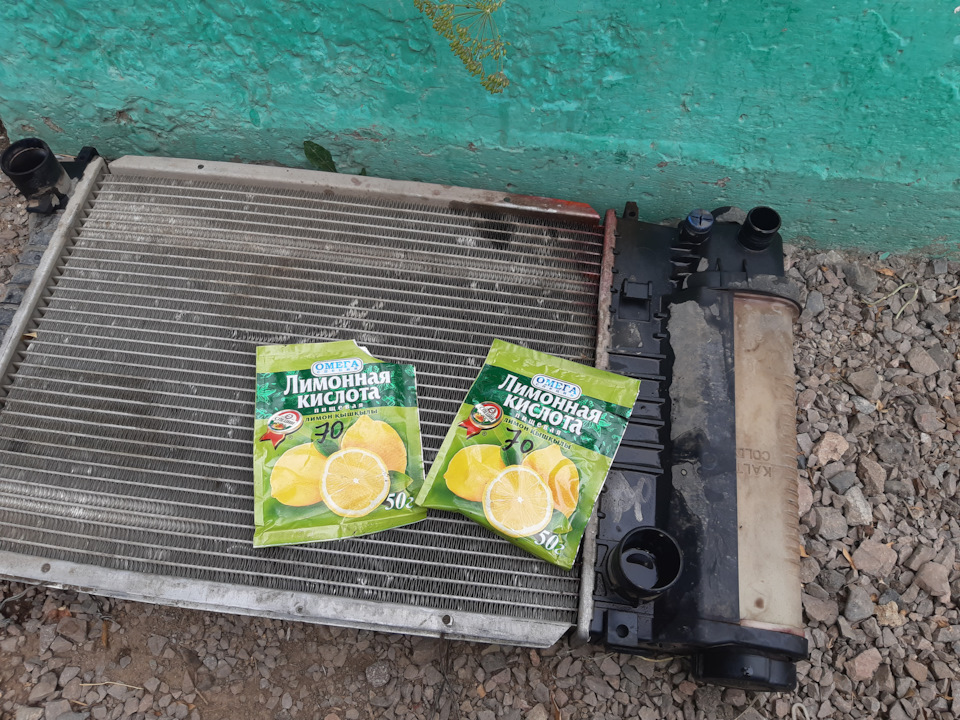 Установка электровентилятора от Опель на БМВ Е34и чистка радиатора ...