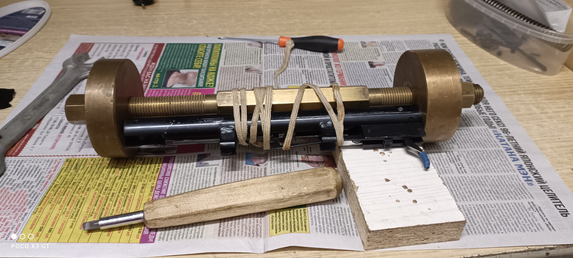 Иж-38. Ремонт спускового крючка, установка газовой пружины. — DRIVE2