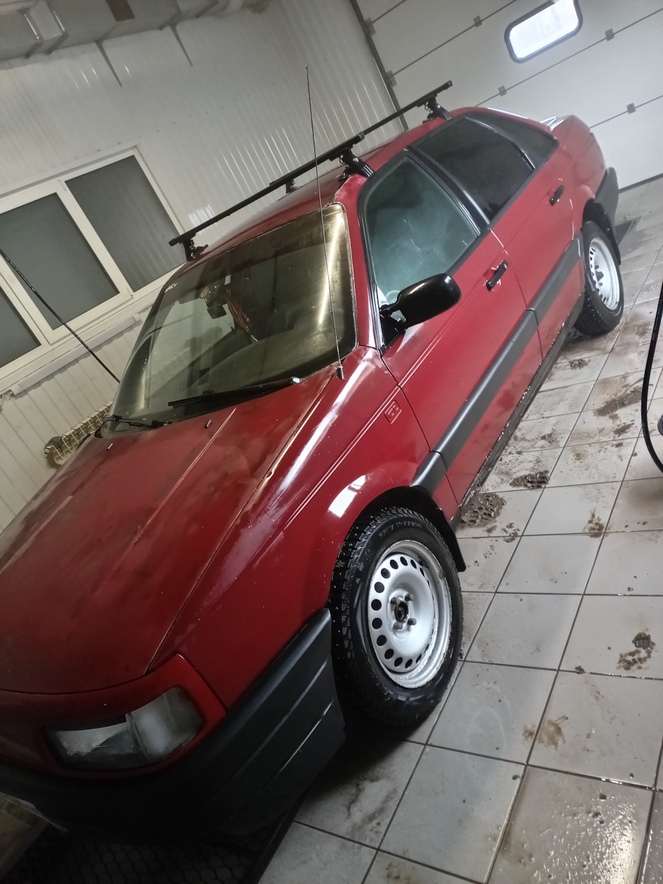Багажник на крышу пассат б3 седан с озон. — Volkswagen Passat B3, 1,9 л ...