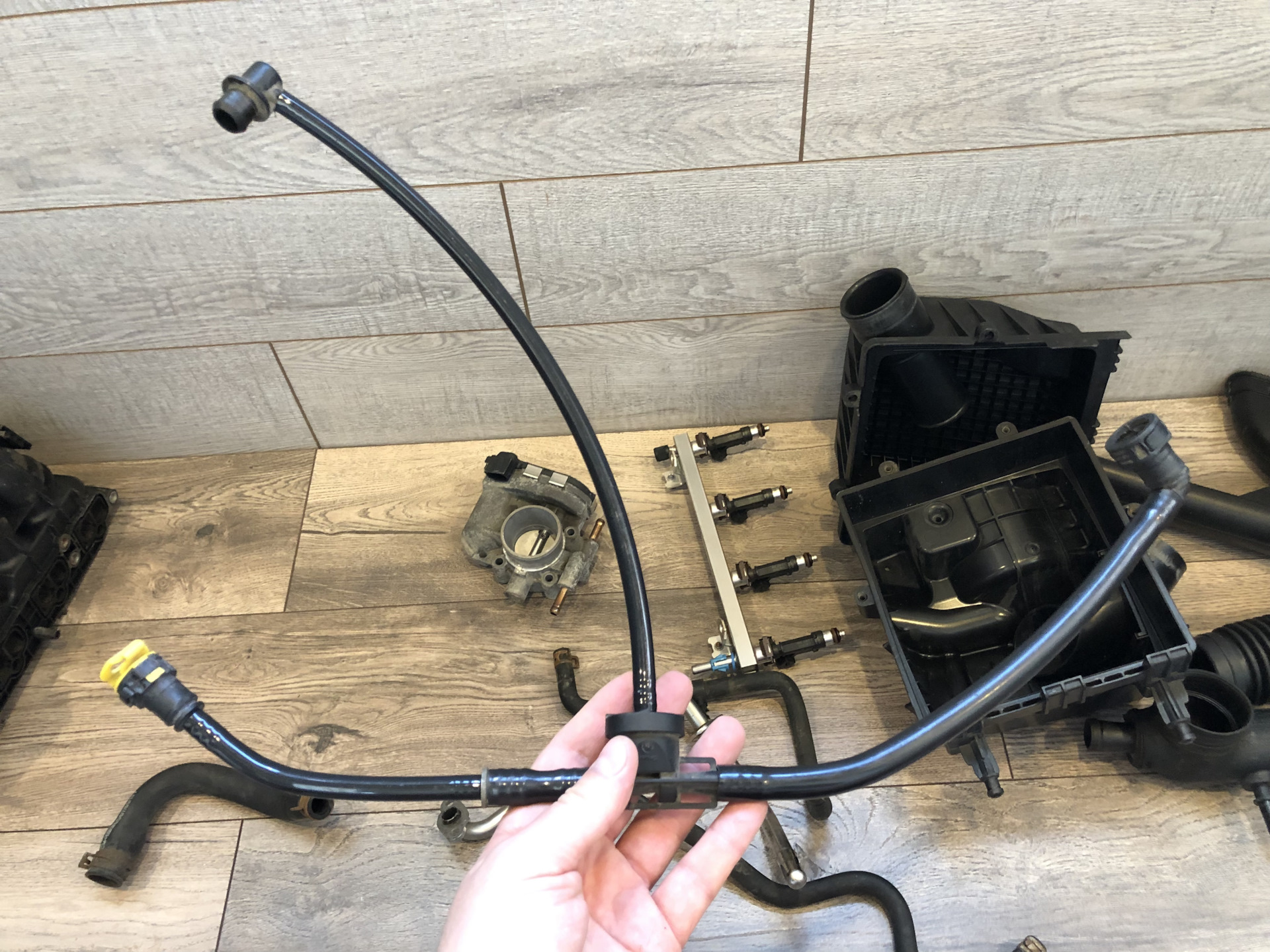 Снятие и чистка впускного, ремонт заслонок Twinport — Opel Corsa D, 1,4 ...