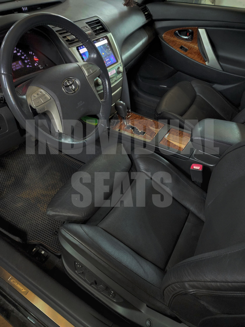 Установка сидений BMW F01 7 series в Toyota Camry 40 — INDIVIDUAL SEATS на  DRIVE2