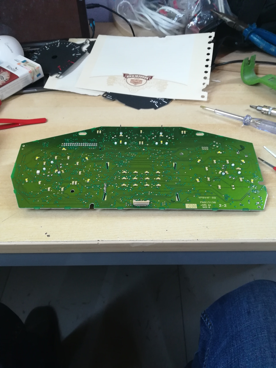 Ремонт (пропайка) панели приборов — Ford Focus II Wagon, 1,6 л, 2011 ...