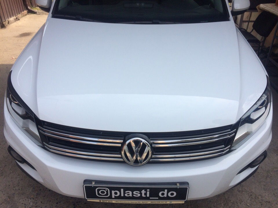 Локальная покраска & полная полировка кузова Volkswagen Tiguan с ...