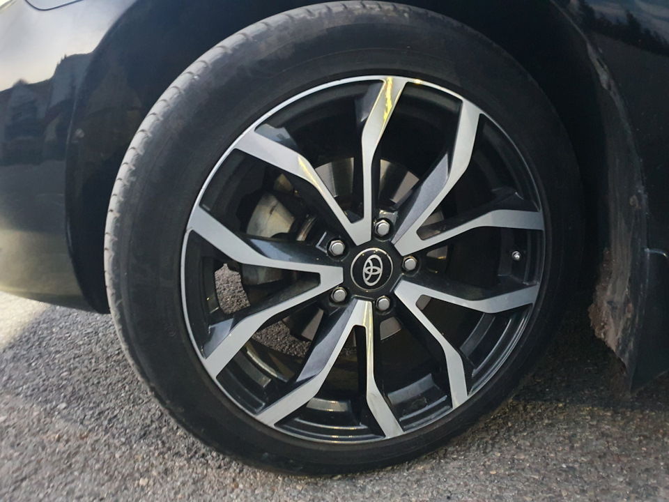 R18 245x45 — Toyota Camry (XV40), 2,4 л, 2010 года | колёсные диски ...