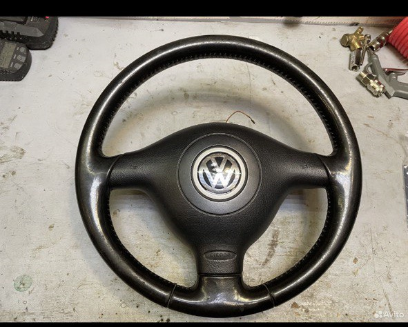 Покупка Руля 3 спицы Golf 4 — Volkswagen Golf Mk4, 2,3 л, 1998 года ...