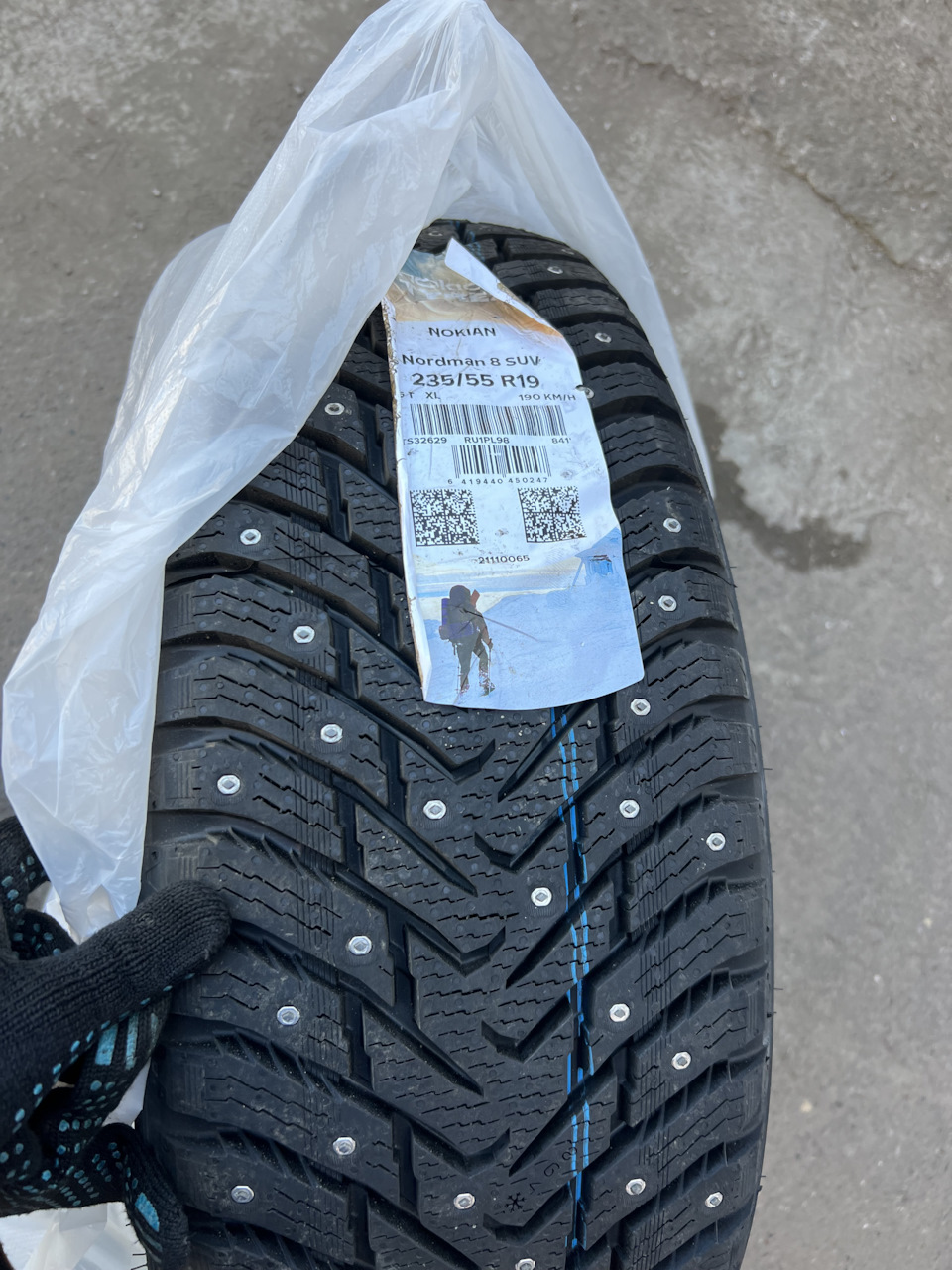 Nokian Tyres Nordman 8 SUV 235/55/19 — Mazda CX-5 (2G), 2,5 л, 2019 ...