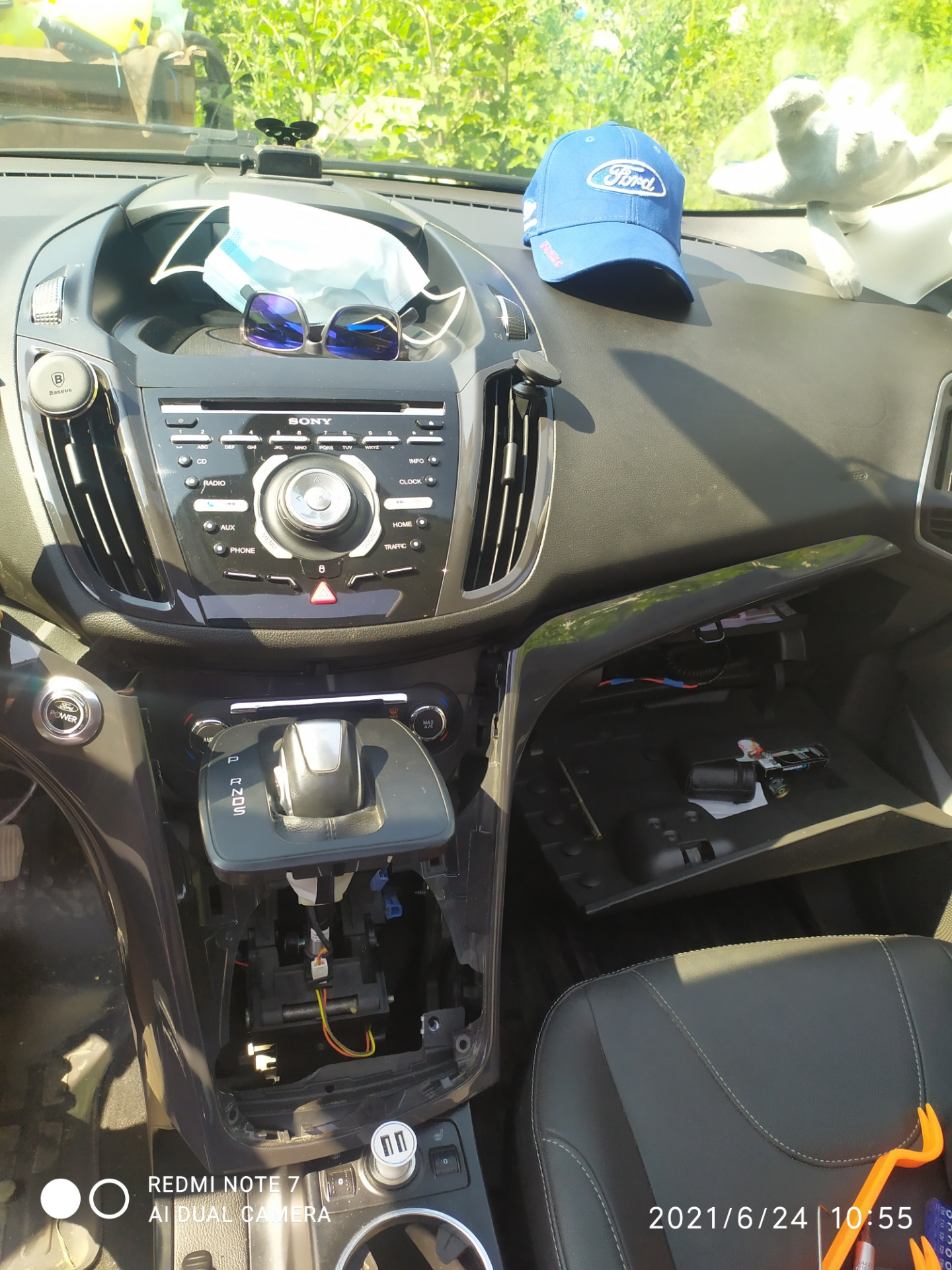 Чистка датчика климат контроля. — Ford Kuga (2G), 1,6 л, 2013 года ...