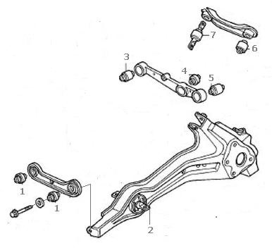 Схема задней подвески хонда срв рд1 схема