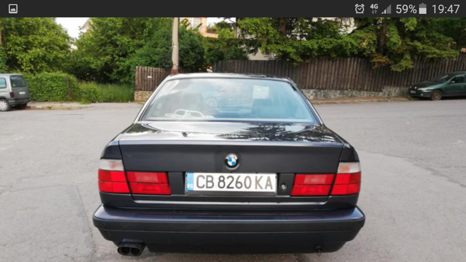 Задние фонари и бленда — BMW 5 series (E34), 2 л, 1994 года | стайлинг ...